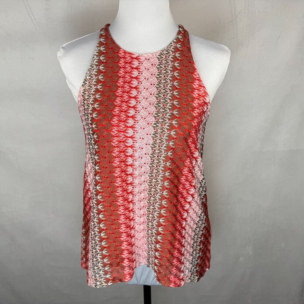 Crave Fame Women Sz S Halter Knit Top Keyhole Back Lined